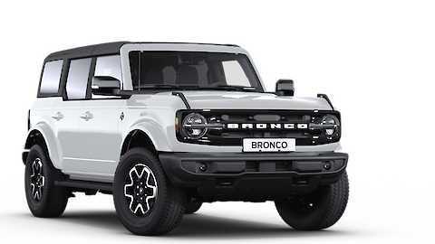 Fehér Ford Bronco borítóképe