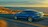 Ford Mustang halad egy tengerparti szerpentinen