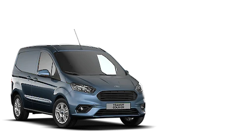 Kék Ford Transit Courier borítóképe