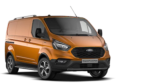 Narancssárga Ford Transit Custom borítóképe