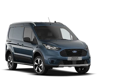 Kék Ford Transit Connect borítóképe