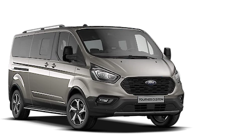 Szürke Ford Tourneo Custom borítóképe